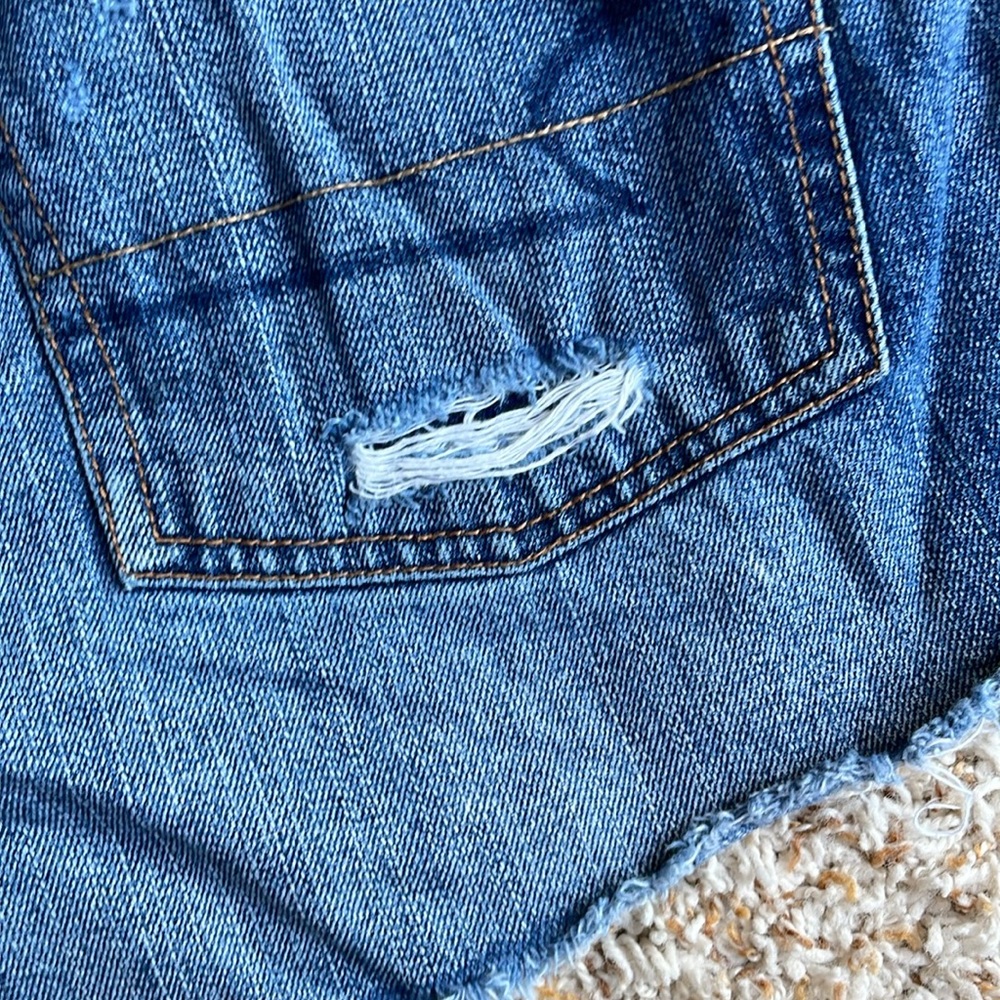 🍂 American Eagle Button Fly Cutoff Jean Shorts - Picture 7 of 8